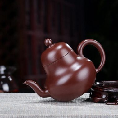 Yixing Zisha Teapot [Si Ting] (Zi Zhu Ni – 200ml)