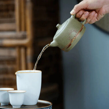 Yixing Zisha Teapot [Skyline] (Douqing Sha – 290ml)