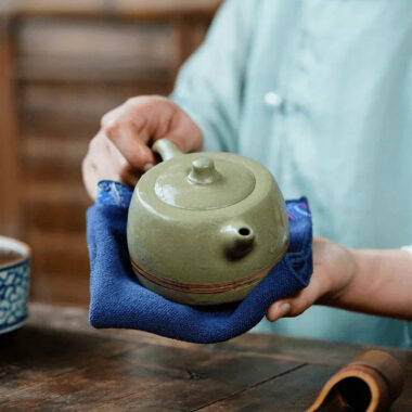 Yixing Zisha Teapot [Skyline] (Douqing Sha – 290ml)