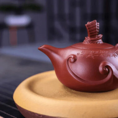 Yixing Zisha Teapot [Smooth & Fine] (Dahongpao – 210ml)