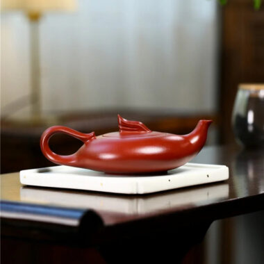 Yixing Zisha Teapot [Smooth & Fine] Painted/Plain (Dahongpao – 200ml)