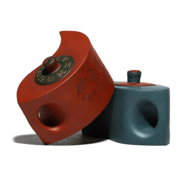 Yixing Zisha Teapot [Tai Chi Bagua] (Qing Shui Ni/Lu Ni – 200ml x 2)