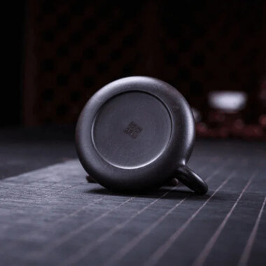 Yixing Zisha Teapot [Three Friends of Winter] (Hei Jin Sha – 160ml)
