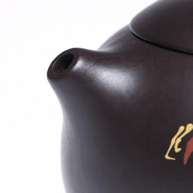 Yixing Zisha Teapot [Xiantao Xishi] (Hei Ni – 250ml)