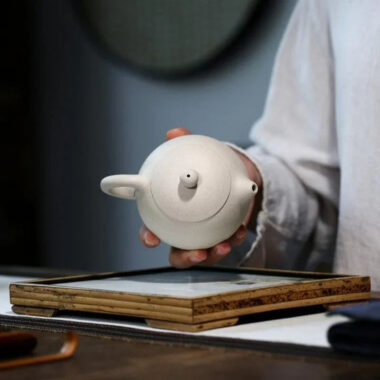Yixing Zisha Teapot [Xishi Pot] (Bai Duan Ni – 280ml)