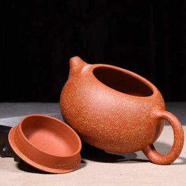 Yixing Zisha Teapot [Xishi Pot] (Long Xue Sha – 230ml)