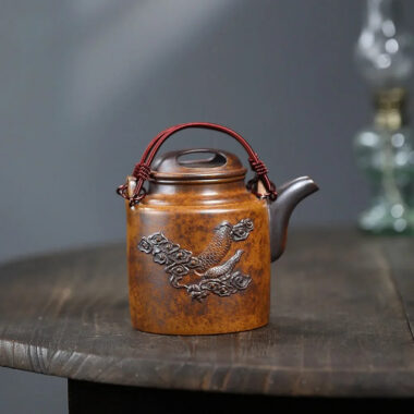 Yixing Zisha Teapot [Yang Tong] (High Temperature Duan Ni Fired – 450ml)