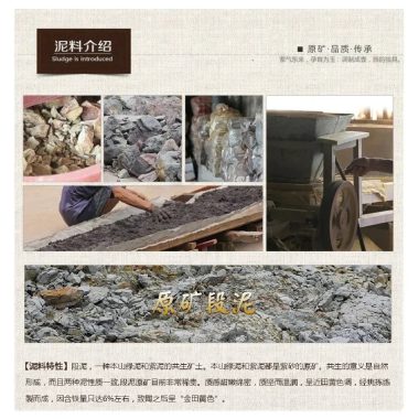 Full Handmade Yixing Zisha Teapot [Jingzhou Shi Piao Pot] (Wucai Lao Duan Ni – 200ml)