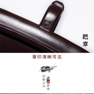 Full Handmade Yixing Zisha Teapot [Ai Lian Shuo] (Zi Jia Ni – 280ml)