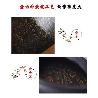 Full Handmade Yixing Zisha Teapot [Liufang Hei Bao] (Hei Jiao Ni – 310ml)