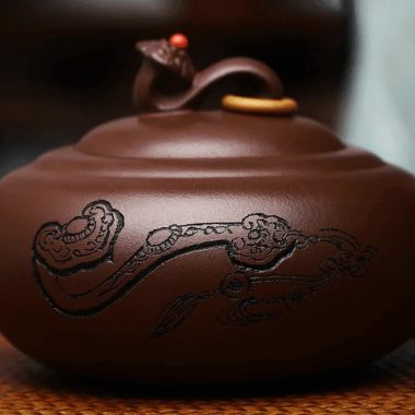 Full Handmade Yixing Zisha Teapot [Yu Ruyi] (Shi Hong  – 350ml)