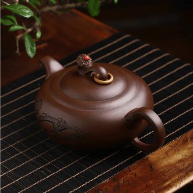 Full Handmade Yixing Zisha Teapot [Yu Ruyi] (Shi Hong  – 350ml)