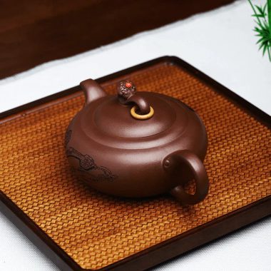 Full Handmade Yixing Zisha Teapot [Yu Ruyi] (Shi Hong  – 350ml)