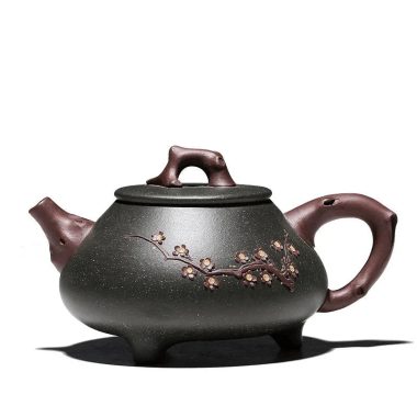 Yixing Zisha Teapot [Plum Shi Piao] (Lu Ni – 300ml)