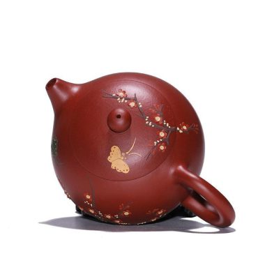 Yixing Zisha Teapot Set [Plum Blossom Xishi] (Dahongpao – 260ml)